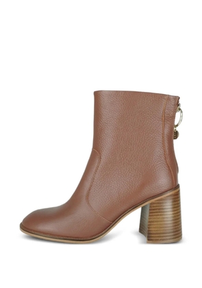 See By Chloé Vintage Aryel zip-up boots - Brown