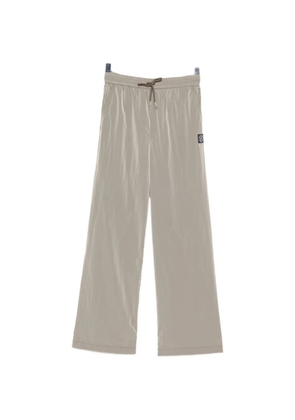 SPORT b. by agnès b. Crinkle wide-leg trousers - Brown