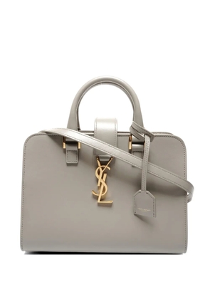 Saint Laurent Pre-Owned 2000s cabas leather tote bag - Grey