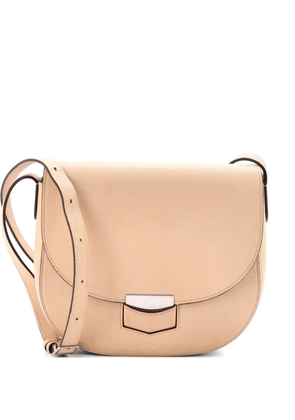 Celine Pre-Owned Trotteur Grainy Leather Medium crossbody bag - Neutrals