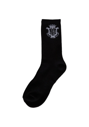 RHUDE logo-embellishment socks - Black