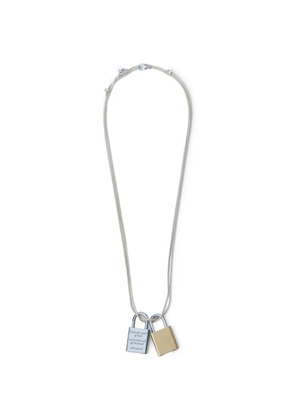 OUR LEGACY Riddle padlock-pendants chain necklace - Gold