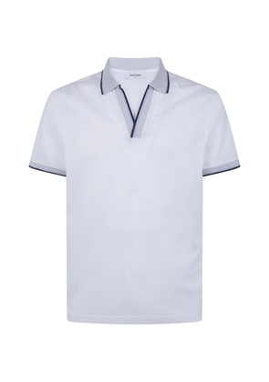 Gran Sasso V-neck collared T-shirt - White