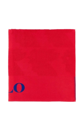 Gallo terry logo beach towel - Red
