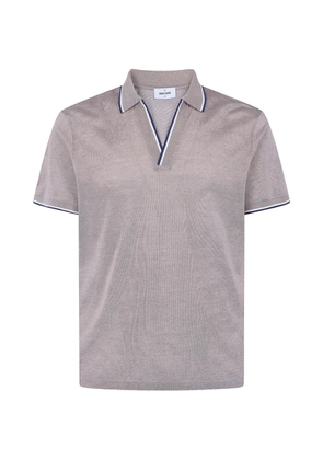 Gran Sasso V-neck T-shirt - Neutrals
