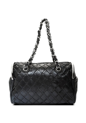 CHANEL Pre-Owned 2006-2008 Coco Mark leather tote bag - Black