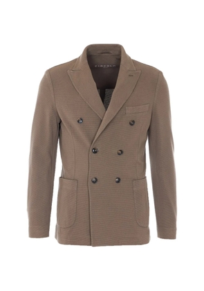 Circolo 1901 double-breasted button jacket - Brown