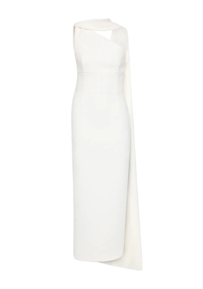 Rachel Gilbert Clara asymmetric-detail midi dress - White