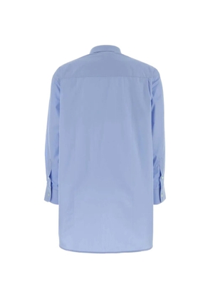 Orlane long-sleeve cotton shirt - Blue