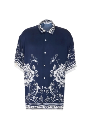 Ih Nom Uh Nit printed button shirt - Blue