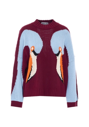 Essentiel Antwerp embroidered high-neck sweater