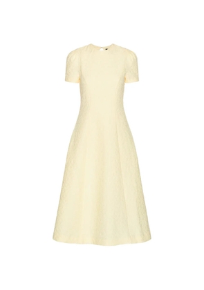 ROTATE BIRGER CHRISTENSEN flared midi dress - Yellow