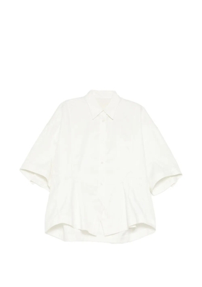 JNBY chest pocket pleated shirt - White