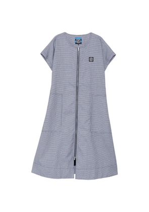 SPORT b. by agnès b. checked midi dress - Blue