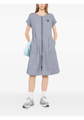 SPORT b. by agnès b. checked midi dress - Blue