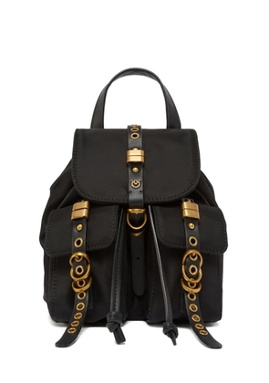PINKO pockets antique-gold backpack - Black