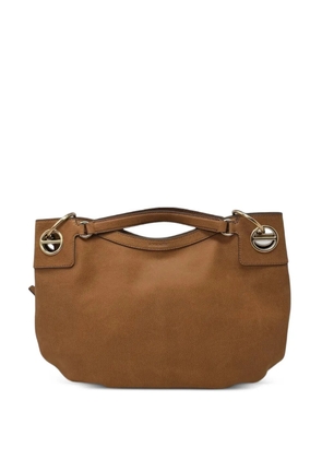 Borbonese ring london shoulder bag - Brown