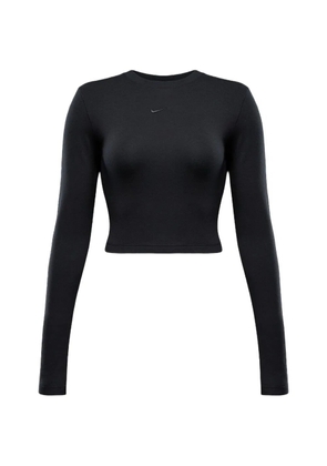 Nike slim cropped top - Black