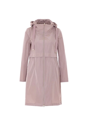 Herno removable hood zip parka - Pink