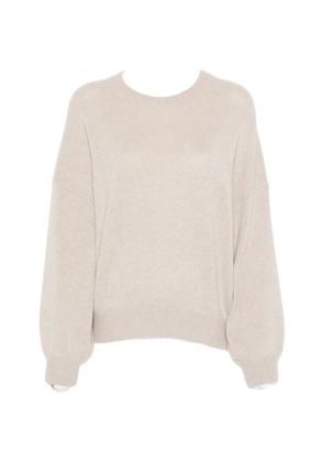 Lisa Yang Veira dropped-shoulder cashmere sweater - Neutrals