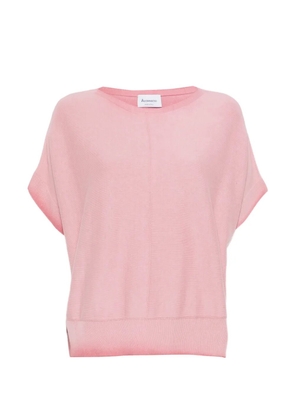 AROVESCIO crew-neck T-shirt - Pink