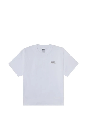 Obey graphic-print crew-neck T-shirt - White