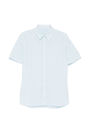 120% Lino striped shirt - Blue
