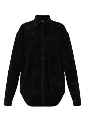 Balenciaga corduroy button-up shirt - Black