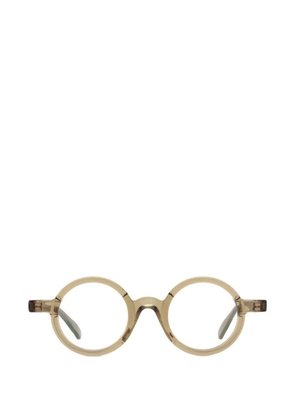AUDE HEROUARD Raymonde round-frame glasses - Neutrals