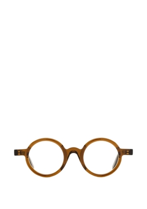 AUDE HEROUARD Raymonde round-frame glasses - Brown