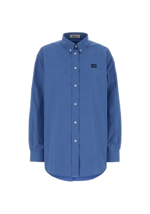Miu Miu button fastening shirt - Blue