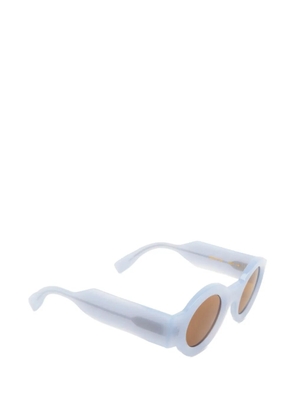 AUDE HEROUARD Jeannie round-frame sunglasses - Blue