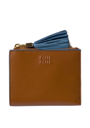 Miu Miu small leather wallet - Brown