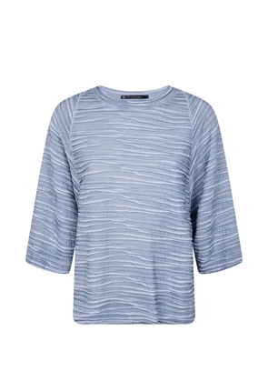 PierAntonioGaspari ruffled top - Blue