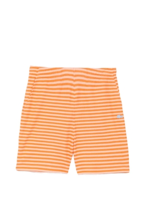 Lacoste Horizontal striped poplin shorts - Orange