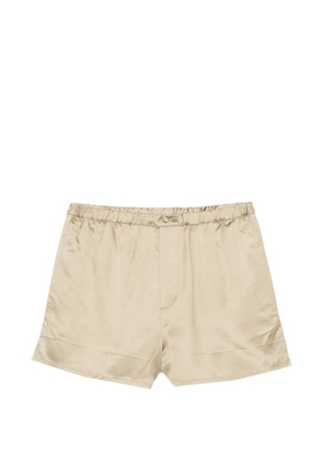 Nº21 elasticated tailored shorts - Neutrals