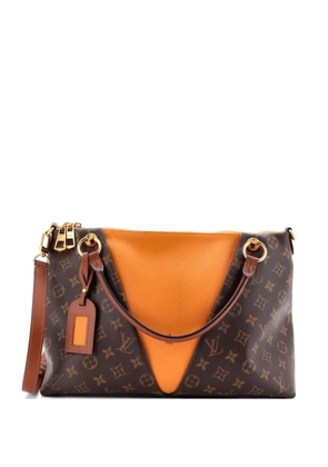 Louis Vuitton Pre-Owned V Tote Monogram Canvas and Leather MM shoulder bag - Brown