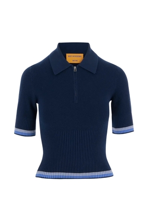 Guest In Residence Marcella cotton polo shirt - Blue