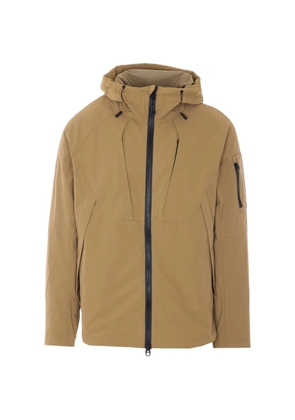 JG1 frontal zip hooded jacket - Neutrals