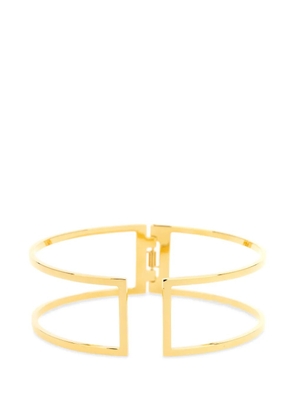 Elisabetta Franchi cut-out rigid necklace - Gold