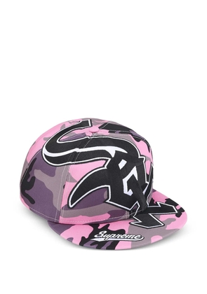 Supreme x New era Chicago White Sox adjustable camo cap - Pink