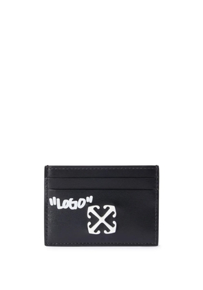 Off-White Jitney Quote card holder - Black