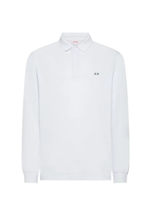 Sun68 long sleeve polo shirt - White