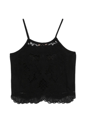 TWINSET embroidered top - Black