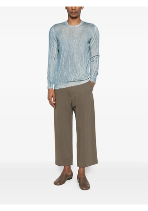 Avant Toi textured knitwear - Blue