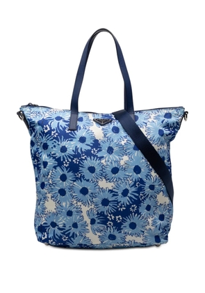 Prada Pre-Owned 2013-2025 Tessuto Stampato satchel - Blue