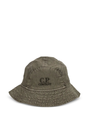 C.P. Company logo-embroidered bucket hat - Green