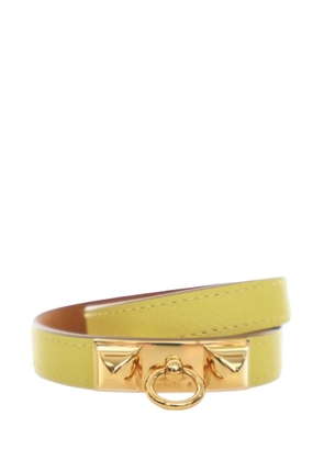 Hermès Pre-Owned 2017 Epsom Rivale Double Tour Bracelet M costume bracelet - Gold