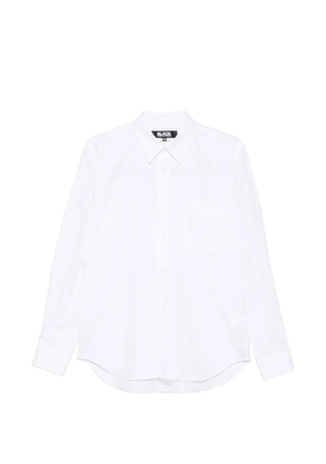 Comme Des Garçons Black patch-pocket shirt - White