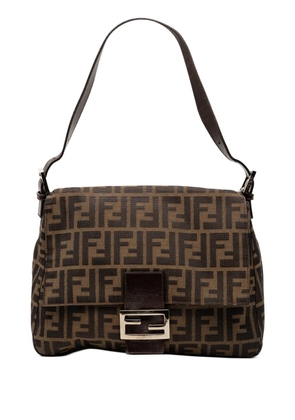 Fendi Pre-Owned 2000-2010 Zucca Canvas Mamma Forever shoulder bag - Brown
